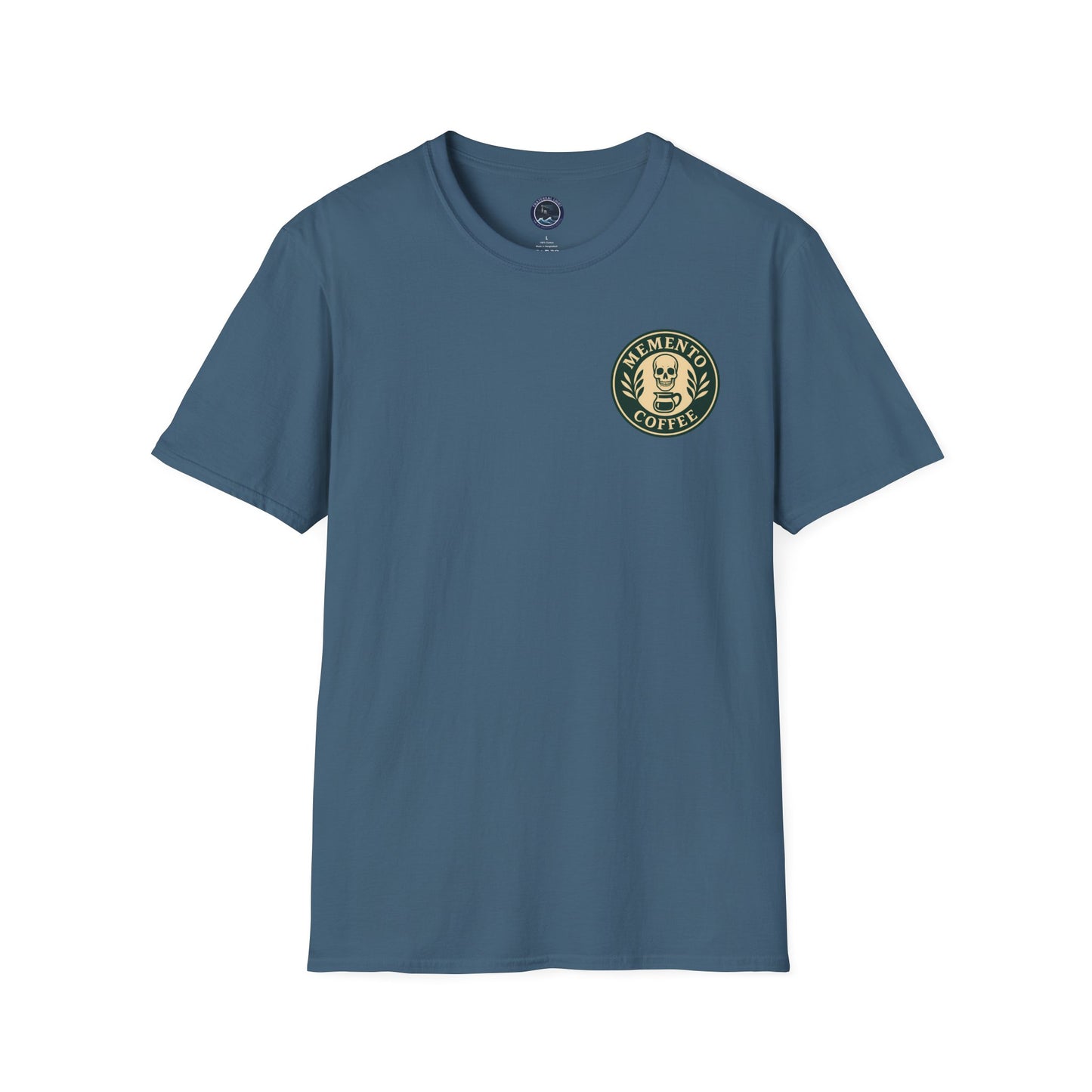 Memento Coffee Softstyle T-Shirt - Acacia (Green/Tan)