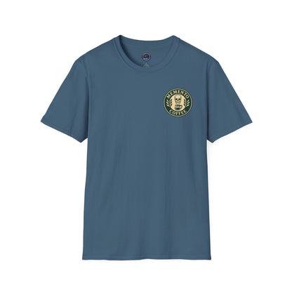 Memento Coffee Softstyle T-Shirt - Acacia (Green/Tan)