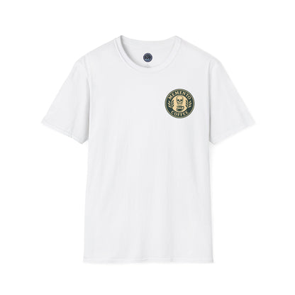 Memento Coffee Softstyle T-Shirt - Acacia (Green/Tan)