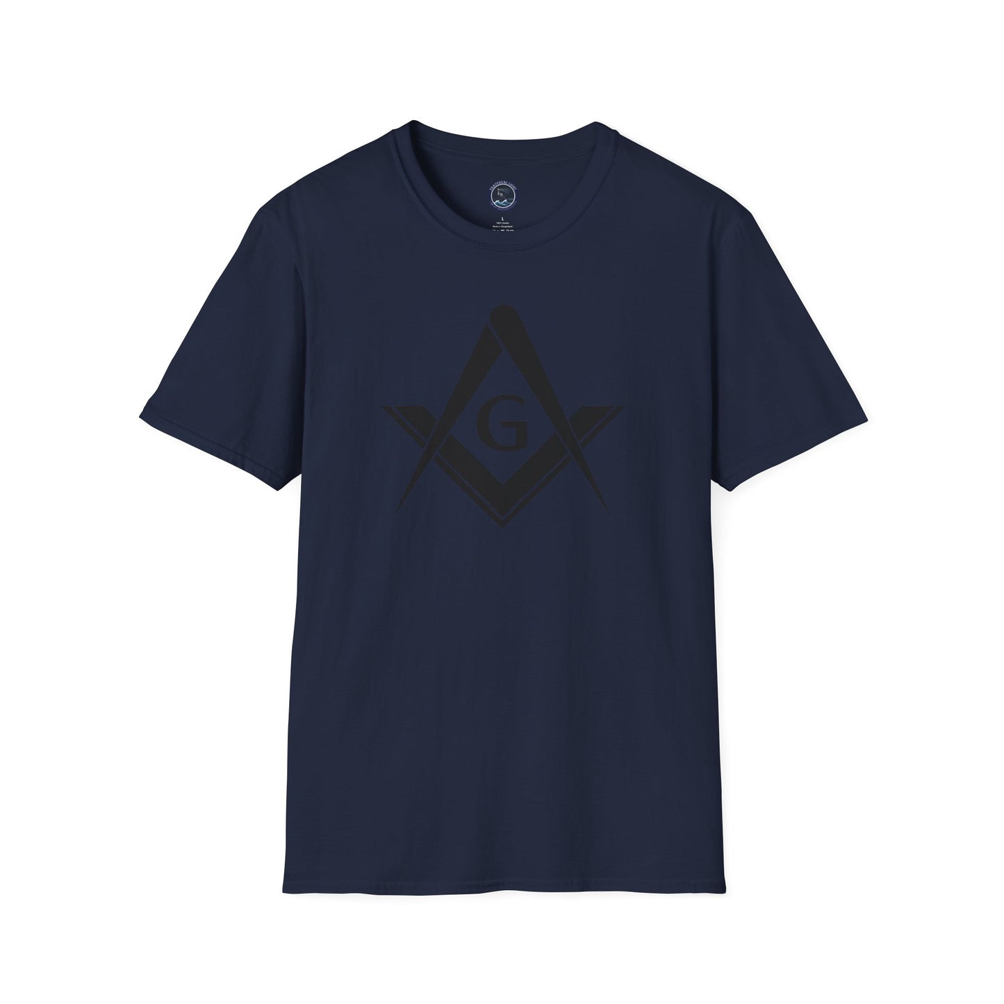 Square and Compass Softstyle T-Shirt - Classic (Stealth Series)