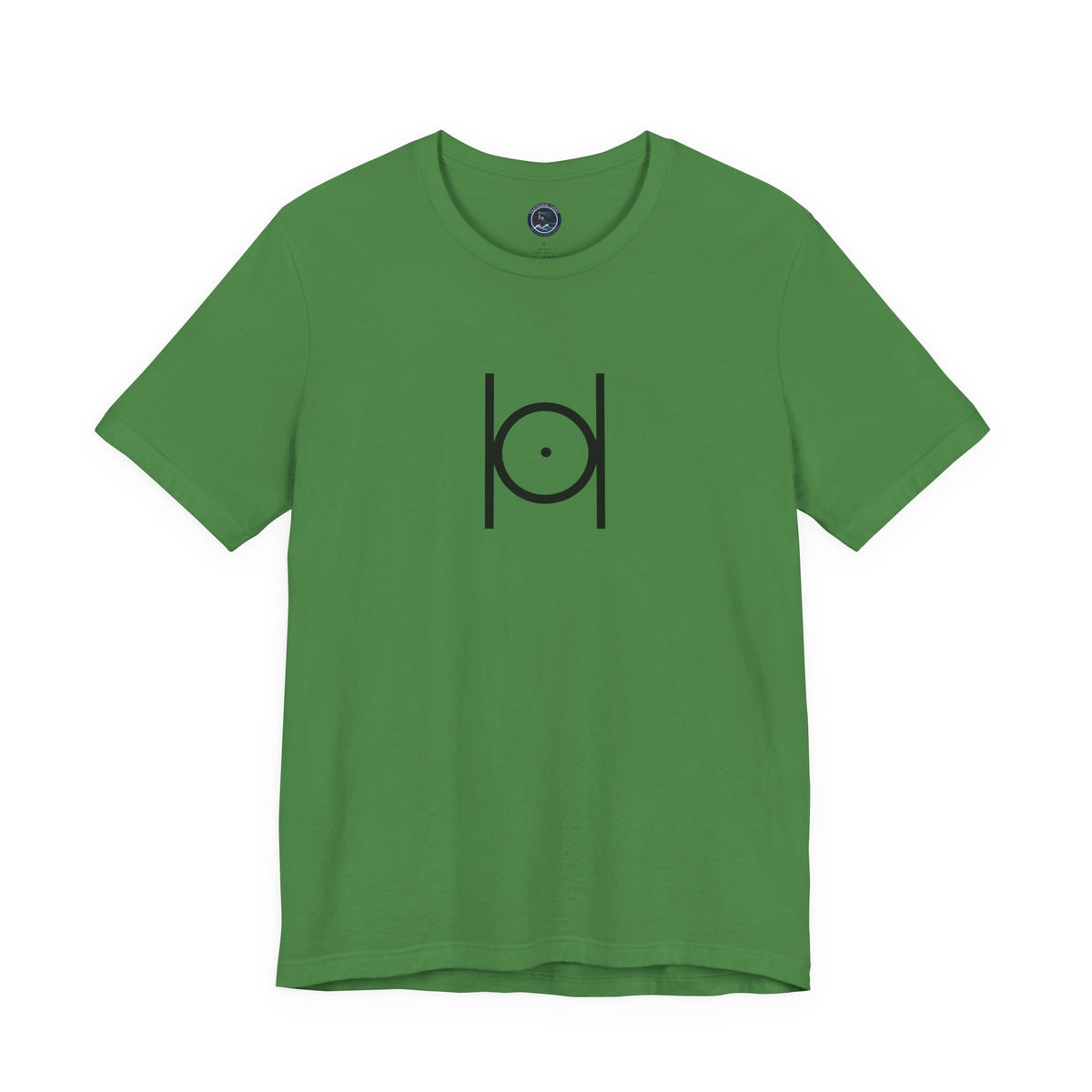 Point within a Circle T-Shirt - Classic (Green, Front Facing)