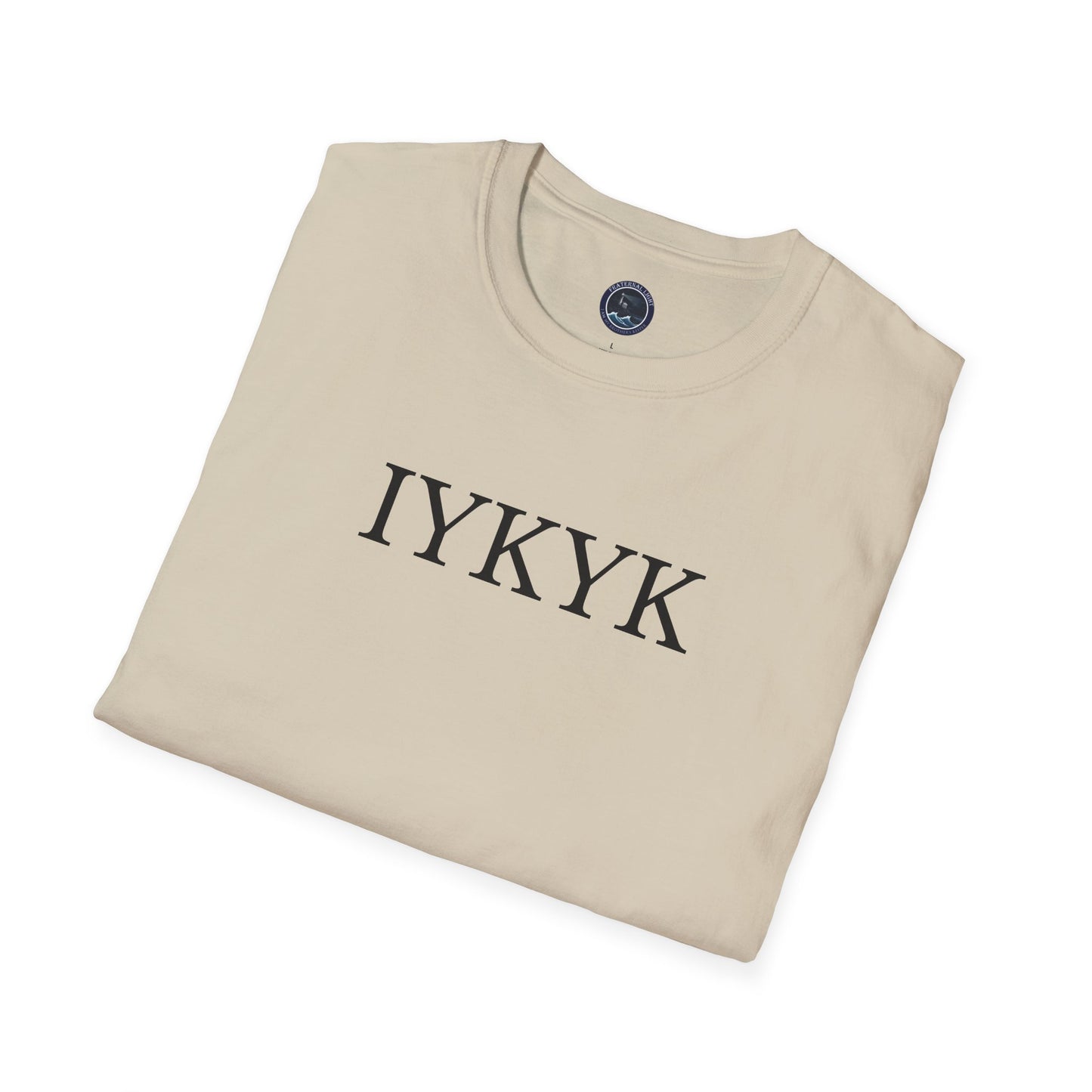 "IYKYK" Softstyle T-Shirt -  Black Letters