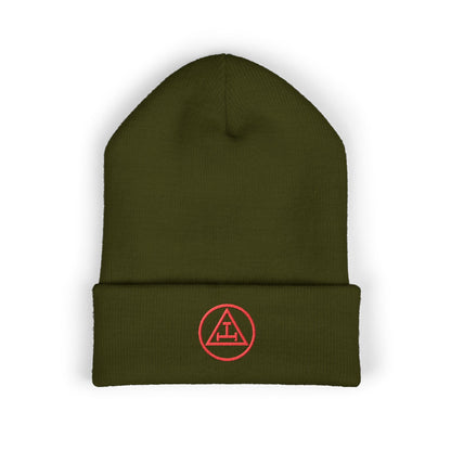 Royal Arch Triple Tau Embroidered Classic Cuffed Beanie
