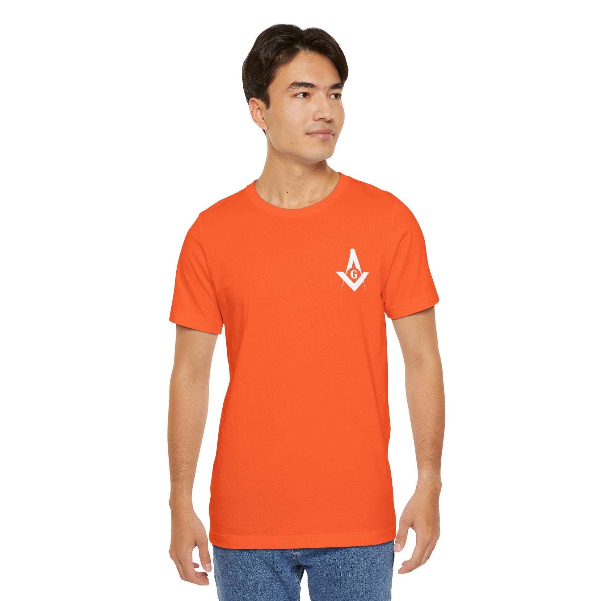 Bright colorful Channel Islands Lodge 214 short sleeve T-shirt by Printify featuring vibrant design and casual fit.