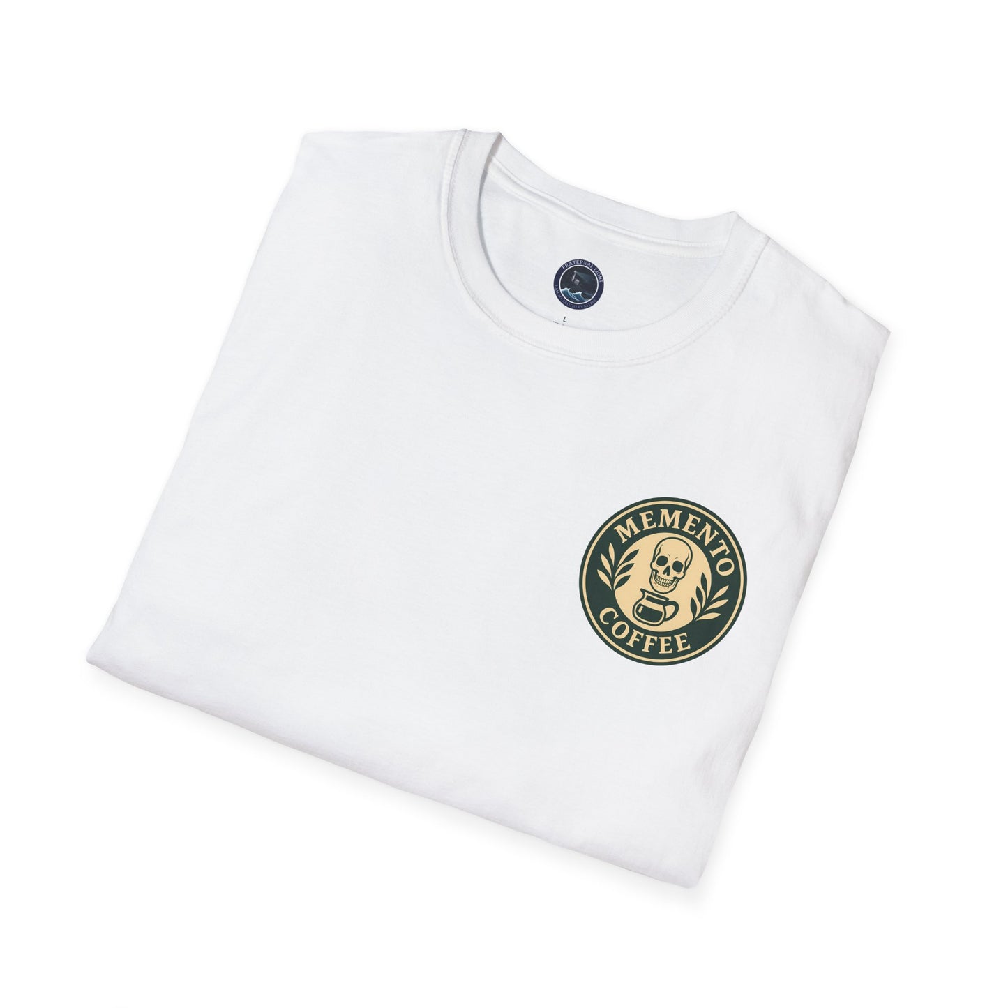 Memento Coffee Softstyle T-Shirt - Acacia (Green/Tan)