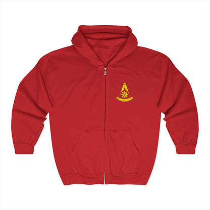CA Past Master Embroidered Heavy Blend Full Zip Hooded Sweatshirt