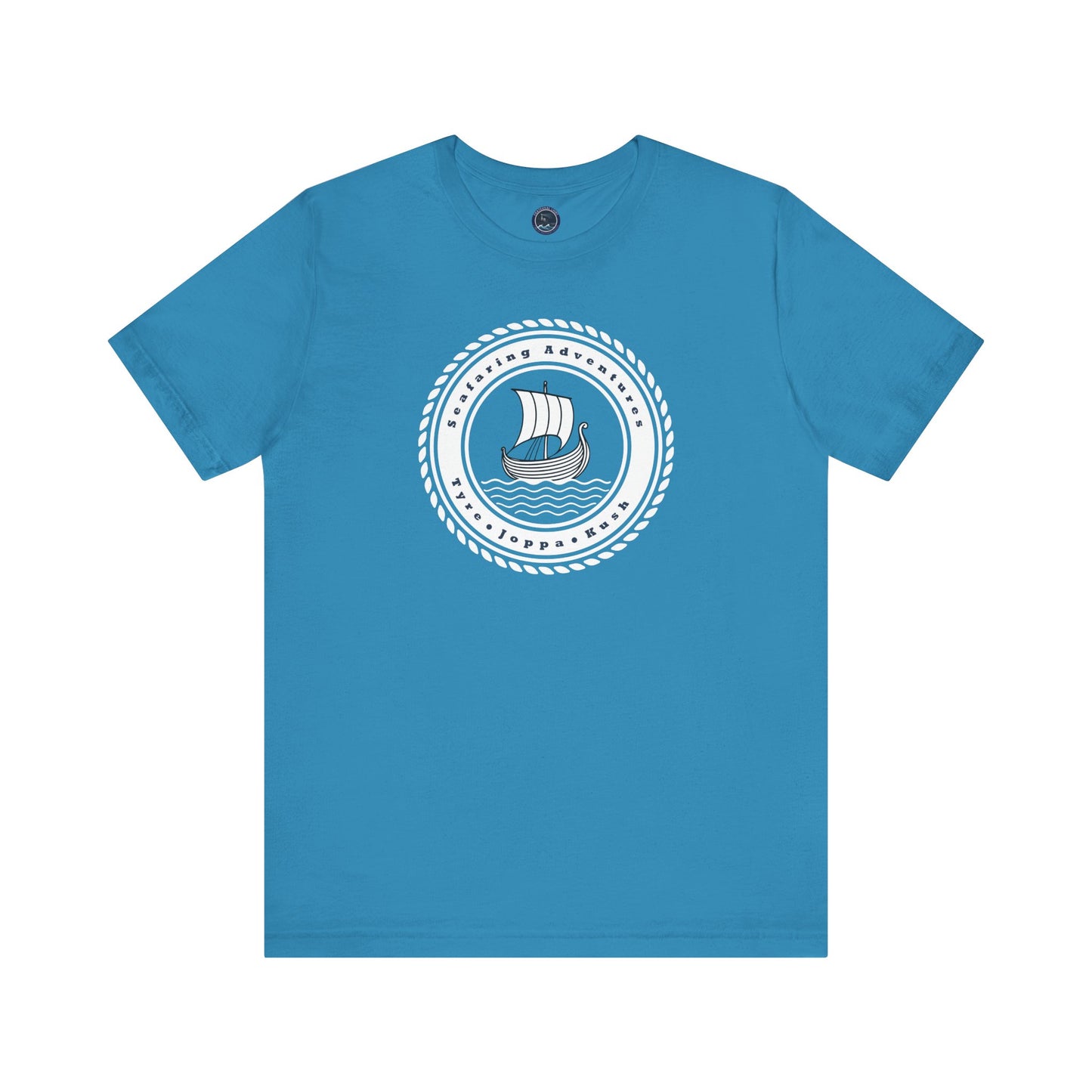 "Seafaring Adventures" Short Sleeve T-Shirt - From Tyre to Kush (Front Print)